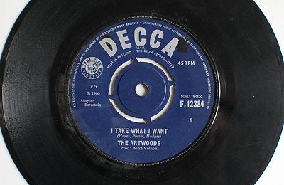 popsike.com - THE ARTWOODS - I Take What I Want / I'm Looking