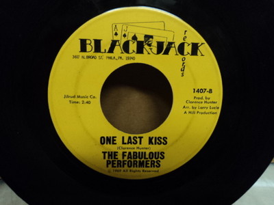 Popsike Com Fabulous Performers One Last Kiss Northern Soul 45 Blackjack Philly Soul Auction Details