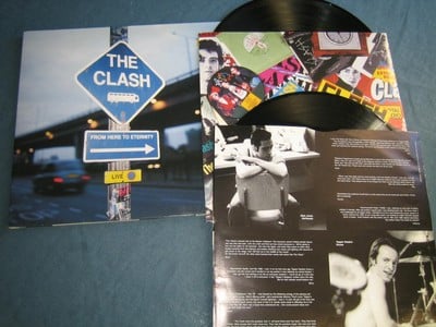 popsike.com - THE CLASH FROM HERE TO ETERNITY LIVE DOUBLE LP ALBUM