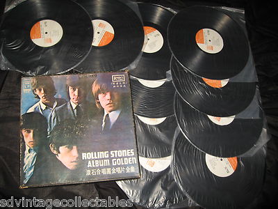 popsike.com - The Rolling Stones Golden Album Record 10 LP Box Set