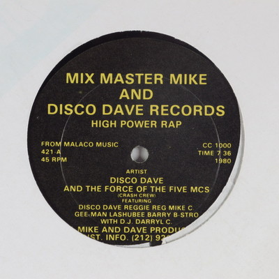 popsike.com - DISCO DAVE AND THE FORCE OF THE 5 MC'S High Power