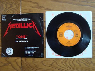 popsike.com - METALLICA ONE JAPAN 1989 PROMO 7