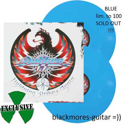  - Dokken Lightning strikes again 2 LP Vinyl BLUE ONLY 100  Gotthard Kreator - auction details