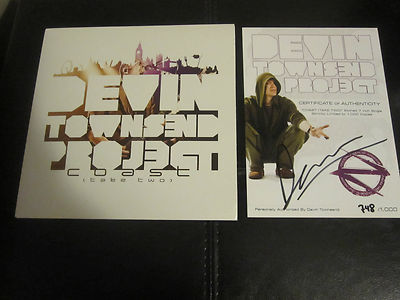 popsike.com Devin Townsend - Coast 7" Etched Vinyl - Limited to 1000 Copies, SIGNED With COA - auction details