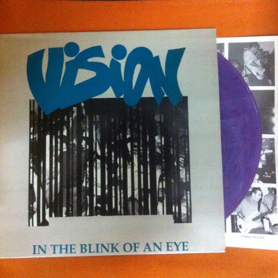 popsike.com - Vision - PURPLE VINYL - In The Blink Of An Eye