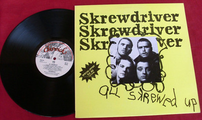 popsike.com - Skrewdriver All Skrewed UP LP UK 1977 Original Rare