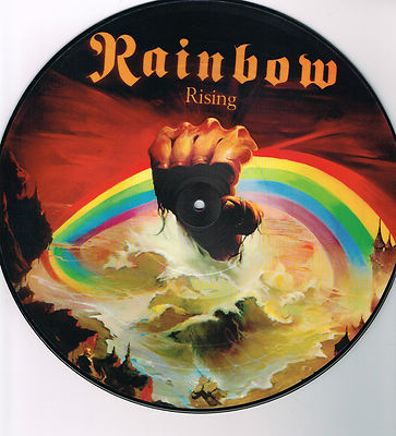  RAINBOW - RISING PICTURE DISC (SPELP7-P) RITCHIE BLACKMORE / RONNIE  JAMES DIO LP - auction details