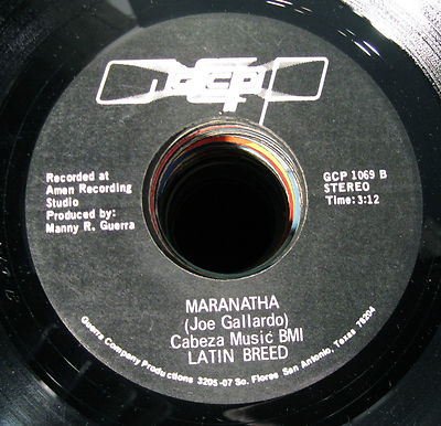 popsike.com - LATIN BREED maranatha JOE Gallardo SOL GCP 1069