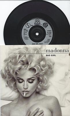popsike.com - RARE MADONNA 7 SINGLE 45 RPM BAD GIRL EROTICA