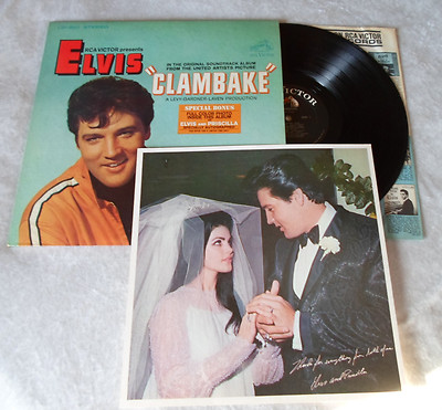 popsike.com - 1967 ELVIS PRESLEY CLAMBAKE LP RECORD LSP-3893