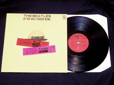 popsike.com - The Beatles at the Hollywood Bowl RARE RED/PINK