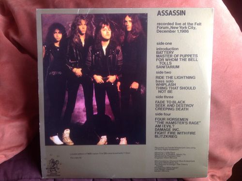 popsike.com - Metallica - Assassin Original Double Vinyl LP Live