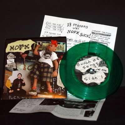 popsike.com - NOFX -Fuck The Kids GREEN Vinyl 1 of 500 Fat Wreck