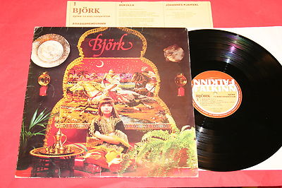 popsike.com - Bjork Gudmundsdottir - Björk LP Original 1977 debut album  Fálkinn Iceland RARE - auction details