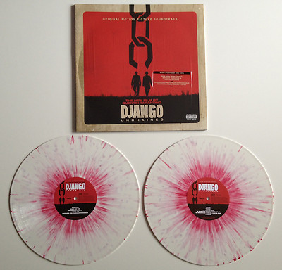 - DJANGO UNCHAINED - Soundtrack 2 LP BLOOD SPLATTER VINYL quentin tarantino - auction details