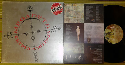 popsike.com - MEGADETH, CRYPTIC WRITINGS LP 1997 UK 1ST PRESS A1