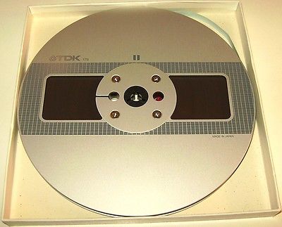  TDK 7 7 Inch Magnetic Tape on Metal Reel for Reel to Reel  Tape Recorder - auction details