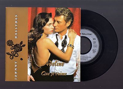 JOHNNY HALLYDAY / ADELINE  45 tours  MARIAGE HORS COMMERCE  RARE