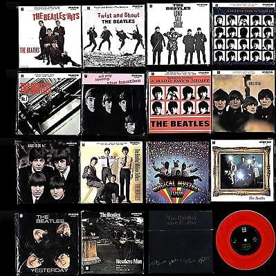 popsike.com - Beatles EP Collection, 14 x 7incdh Box, Red Wax Japan, Free  Shipping - auction details