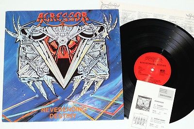 popsike.com - AGRESSOR -Neverending Destiny LP 1990 DEATH /THRASH 1st press  loudblast massacra - auction details