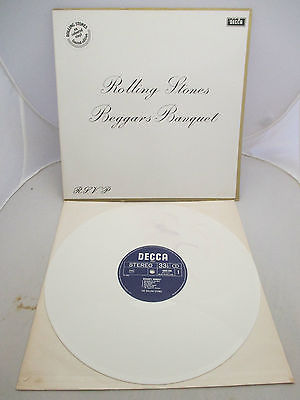  ORIGINAL1968 ROLLING STONES DECCA BEGGARS BANQUET WHITE VINYL  LP 6835 205 - auction details