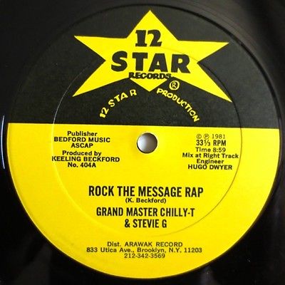 popsike.com - * GRAND MASTER CHILLY-T & STEVIE G Rock The Message