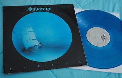 popsike.com - SAVATAGE - Sirens LP BLUE ORIGINAL 1st Press PAR