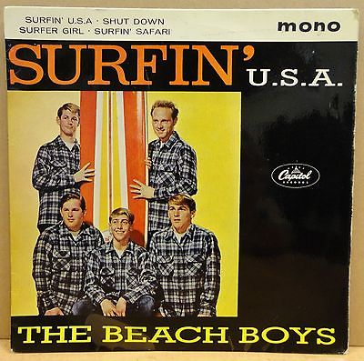 popsike.com - BEACH BOYS SURFIN USA ORIGINAL 1963 UK CAPITOL 45 EP