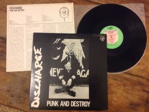 popsike.com - Discharge Punk & Destroy LP Japan VAP records Rare