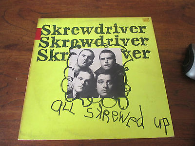 skrewdriver /all skrewed up (LP) yellow - 洋楽