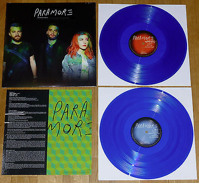  Paramore Self Titled Vinyl LP BLUE colored S/T Limited  Edition Riot All We Know - auction details
