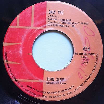 popsike.com - RINGO STARR - Only You / Call Me - GUATEMALA 45 The