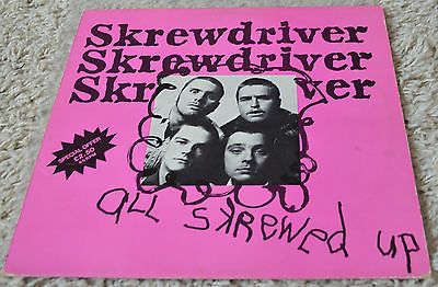 popsike.com - Skrewdriver - All skrewed up - Pink LP Vinyl Record