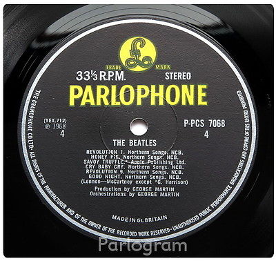 popsike.com - The Beatles - White Album - Rare UK Y&B Parlophone P