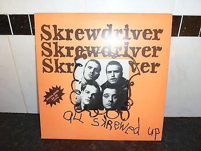 skrewdriver /all skrewed up (LP) orange - 洋楽