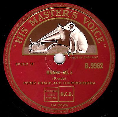 popsike.com - MAMBO No. 5 (ORIGINAL VERSION on 78rpm) PEREZ PRADO