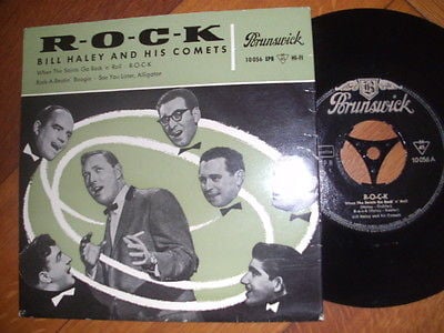 popsike.com - BILL HALEY & HIS COMETS Originale D Brunswick 10056 EP ...