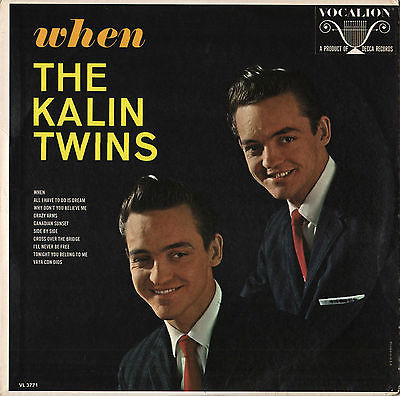 popsike.com - RARE THE KALIN TWINS WHEN POP ROCK 60'S LP VOCALION 3771 -  auction details