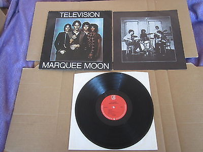 TELEVISION - MARQUEE MOON - ORIGINAL 1977 US ELEKTRA LP vinyl