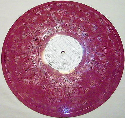 popsike Enrico Caruso RCA VICTOR ONE SIDED ETCHED TEST