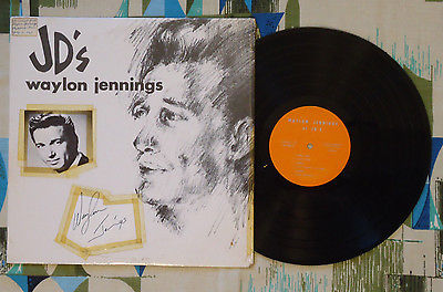 popsike.com - Waylon Jennings At JD's Rare LP Autographed 1964 Sounds ...