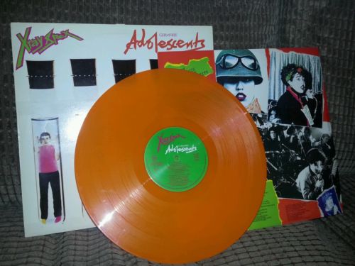popsike.com - X Ray Spex Germ Free Adolescents LP Orange Vinyl Sex ...
