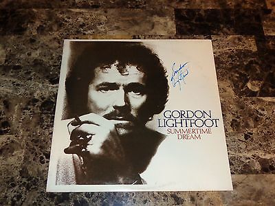 popsike.com - Gordon Lightfoot Rare Signed Summertime Dream Vinyl