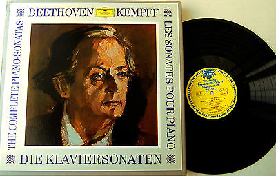 popsike.com - Wilhelm Kempff: Beethoven- Complete Piano Sonatas Nos 1-32 /  DGG 11 LP Box - auction details