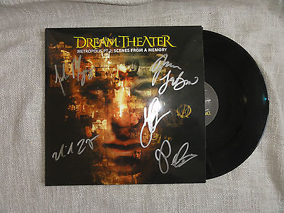 popsike.com - DREAM THEATER A MEMORY SIGNED OPETH PORCUPINE TREE - auction details