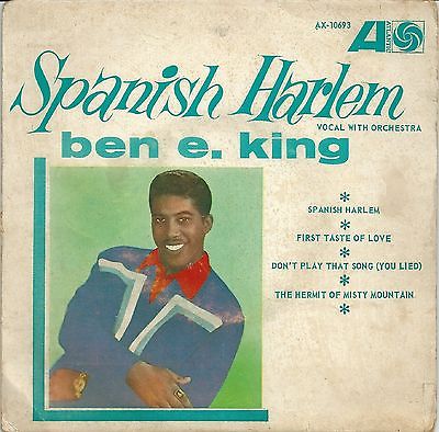 popsike.com - BEN E KING SPANISH HARLEM OZ EP 45 RPM RECORD MONO 