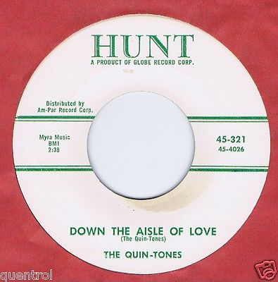 popsike.com - Quin-Tones 45 Down The Aisle Of Love 1958 Doo-Wop NM