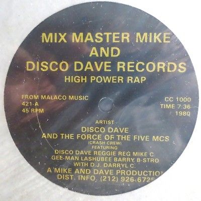 popsike.com - * MIX MASTER MIKE & DISCO DAVE High Power Rap '80
