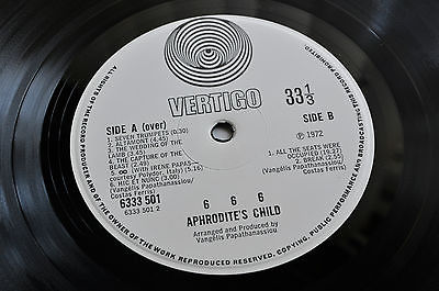 popsike.com - APHRODITE'S CHILD 666 VERY RARE ORIG UK 1971 VERTIGO