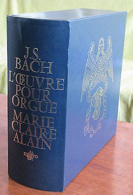 popsike.com - J.S. BACH Complete Organ Works - Marie-Claire ALAIN - 24 LPs  Box - Erato 1968 NM - auction details